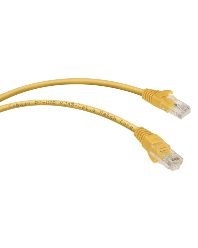PC-UTP-RJ45-Cat.6-3m-YL (8708c), желтый. Патч-корд медный. CABEUS в Кирове