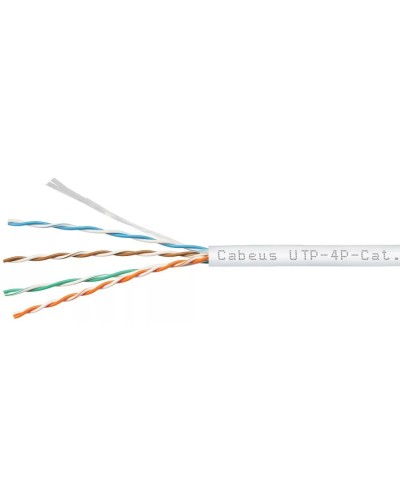 UTP-4P-Cat.5e-SOLID-LSZH-GY (9776c). Кабель «витая пара» (LAN) для структурированных систем связи. CABEUS в Кирове