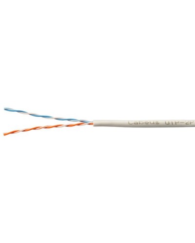 UTP-2P-Cat.5e-SOLID-LSZH-GY-500 (11213c). Кабель «витая пара» (LAN) для структурированных систем связи. CABEUS в Кирове