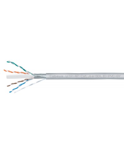 UTP-4P-Cat.6a-SOLID-PVC-GY (11373c). Кабель «витая пара» (LAN) для структурированных систем связи. CABEUS в Кирове
