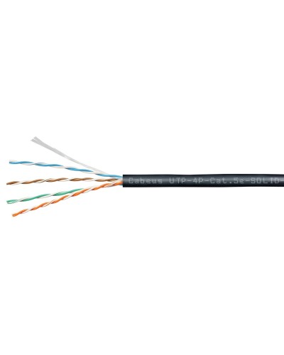 UTP-4P-Cat.6-SOLID-OUT-LSZH-UV-100 (9641c-5). Кабель «витая пара» (LAN) для структурированных систем связи. CABEUS в Кирове