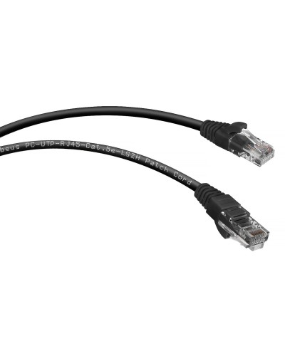 PC-UTP-RJ45-Cat.5e-1.5m-BK-LSZH (9538c), чёрный. Патч-корд медный. CABEUS в Кирове