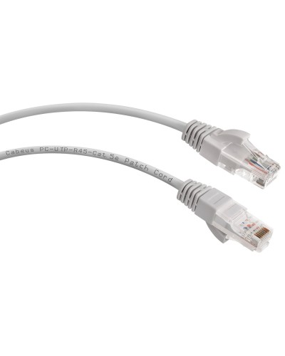 PC-UTP-RJ45-Cat.5e-0.3m-LSZH (8861c), серый. Патч-корд медный. CABEUS в Кирове