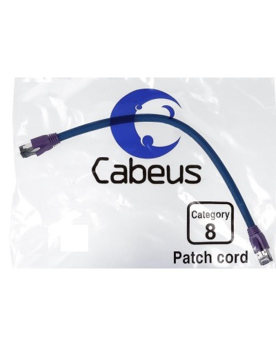 PC-SSTP-RJ45-Cat.8-3m-LSZH (9704c), серый. Патч-корд медный. CABEUS в Кирове