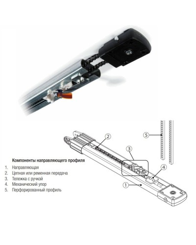 CAME V0682. Профиль направляющий. CAME в Кирове