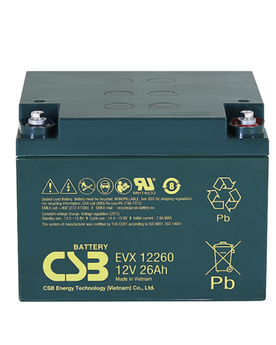 CSB EVX 12260. Аккумулятор герметичный свинцово-кислотный. CSB в Кирове