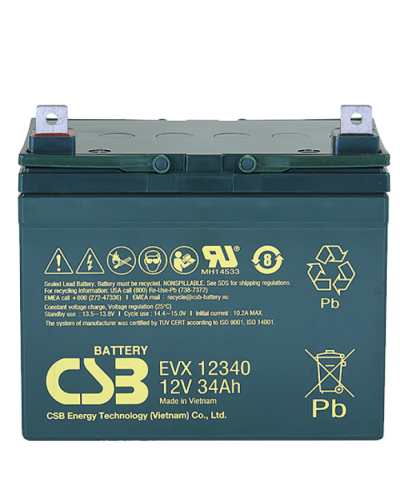 CSB EVX 12340. Аккумулятор герметичный свинцово-кислотный. CSB в Кирове