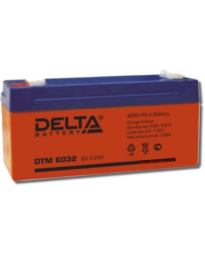 Delta DTM 6032. Аккумулятор герметичный свинцово-кислотный. Delta в Кирове