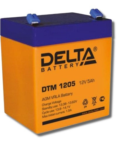 Delta DTM 1205. Аккумулятор герметичный свинцово-кислотный. Delta в Кирове