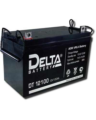 Delta DT 12100. Аккумулятор герметичный свинцово-кислотный. Delta в Кирове