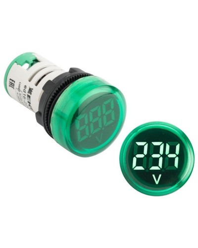ED16-22VD (ed16-22vd-g). Индикатор значения напряжения зеленый. EKF в Кирове