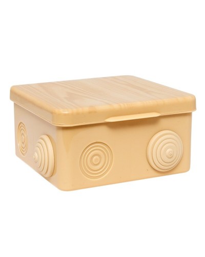 КМР-030-014 с крышкой (100х100х55) светлое дерево IP54 (plc-kmr-030-014-s). Коробка распределительная. EKF в Кирове