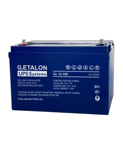 G.ETALON GL 12-100. Аккумулятор герметичный свинцово-кислотный. ETALON в Кирове