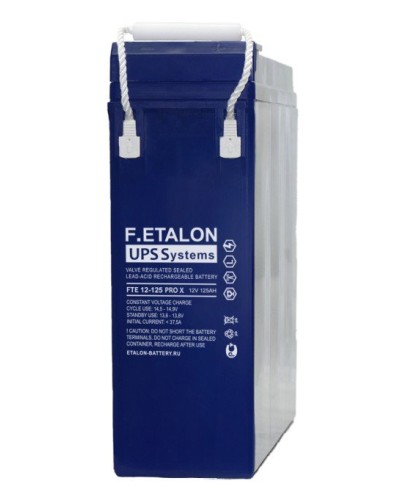F.ETALON FTE 12-125 PRO X. Аккумулятор герметичный свинцово-кислотный. ETALON в Кирове