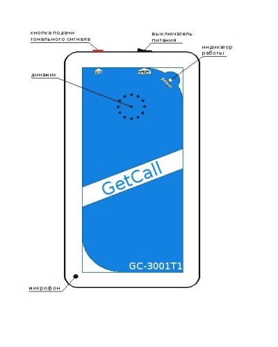 GC-3001T1. Переговорное устройство ремонтной связи. GETCALL в Кирове