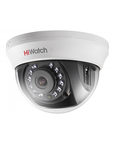 DS-T201(B) (2.8мм). Бюджетная видеокамера мультиформатная купольная. HiWatch в Кирове
