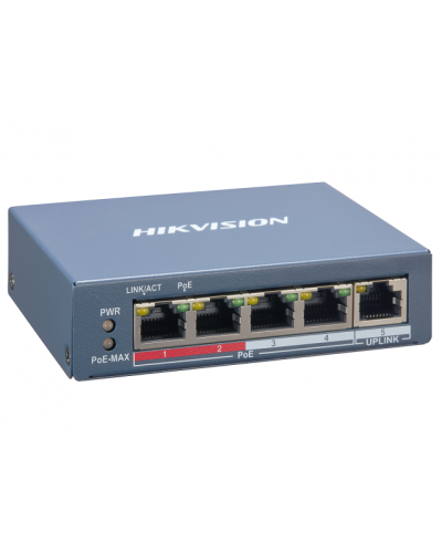 DS-3E1105P-EI. Коммутатор с POE. Hikvision в Кирове