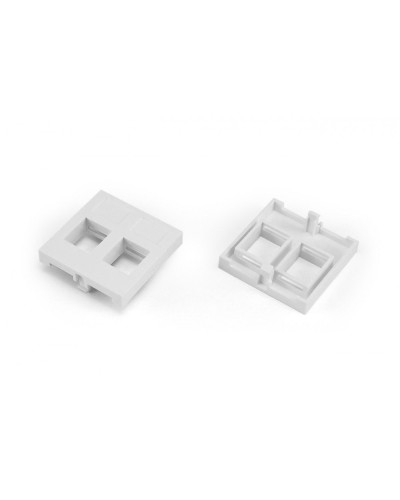 SIP2-2N-M45-45. Вставка 45x45 (аналог Mosaic) для 2х модулей формата Keystone Jack. Hyperline в Кирове