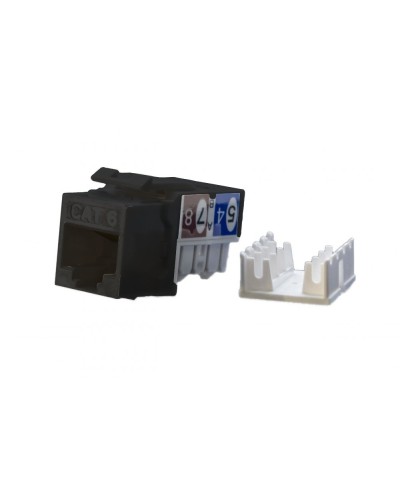 KJ9-8P8C-C6-90-BK. Вставка Keystone Jack RJ-45. Hyperline в Кирове