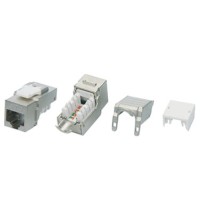 KJ9-8P8C-C6-90-SH-F. Вставка Keystone Jack RJ-45. Hyperline