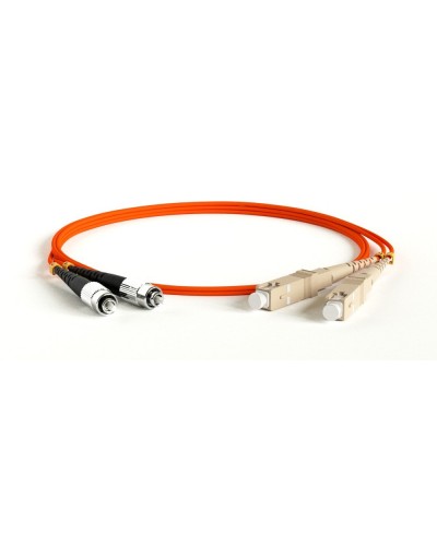FC-D2-50-FC/PR-SC/PR-H-1M-LSZH-OR. Патч-корд волоконно-оптический SC-FC. Hyperline в Кирове