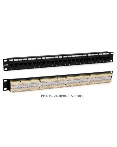 PP3-19-24-8P8C-C5E-110D. Патч-панель 19. Hyperline в Кирове
