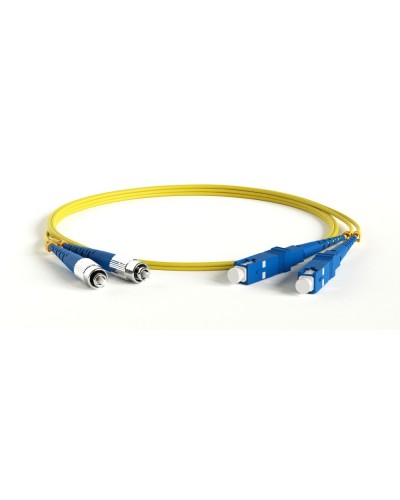 FC-D2-9-FC/UR-SC/UR-H-2M-LSZH-YL. Патч-корд волоконно-оптический SC-FC. Hyperline в Кирове