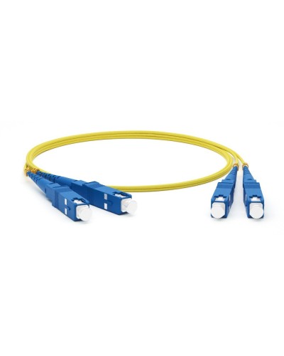 FC-D2-9-SC/UR-SC/UR-H-5M-LSZH-YL. Патч-корд волоконно-оптический одномодовый. Hyperline в Кирове