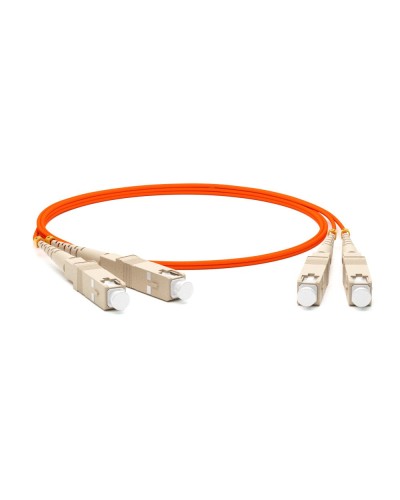 FC-D2-62-SC/PR-SC/PR-H-2M-LSZH-OR. Патч-корд волоконно-оптический многомодовый. Hyperline в Кирове