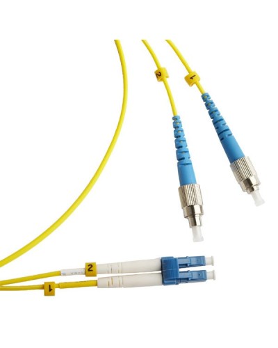 FC-D2-9-FC/UR-LC/UR-H-3M-LSZH-YL. Патч-корд волоконно-оптический FC/UPC-LC/UPC. Hyperline в Кирове