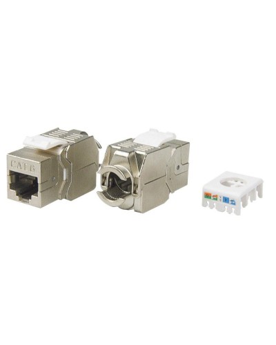 KJ8-8P8C-C6-180-TLS-SH-F-WH. Вставка Keystone Jack RJ-45. Hyperline в Кирове
