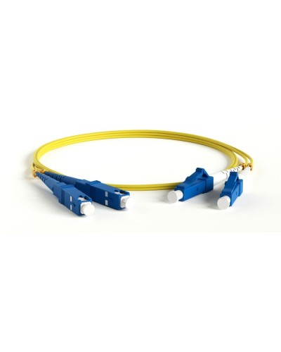 FC-D2-9A1-LC/UR-SC/UR-H-2M-LSZH-WH. Патч-корд волоконно-оптический LC-SC. Hyperline в Кирове