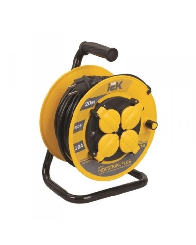 УК40 4 места, 40м (WKP15-16-04-40-44). Удлинитель на катушке Industrial plus. IEK в Кирове