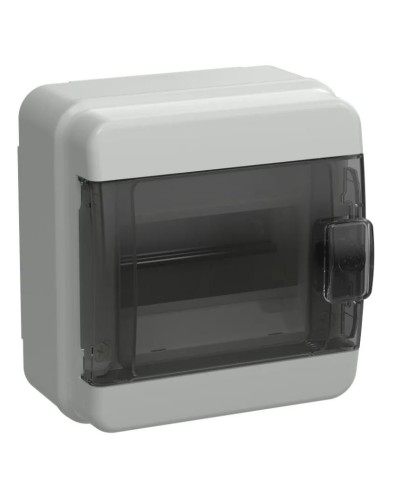 Корпус пластиковый КМПн-6 IP65 TEKFOR (TF5-KP72-N-06-65-K03-K02). Корпус модульный пластиковый черная прозрачная дверь. IEK в Кирове