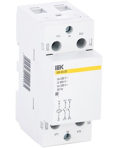 Контактор модульный КМ40-20 AC (MKK11-40-20). Контактор модульный. IEK в Кирове
