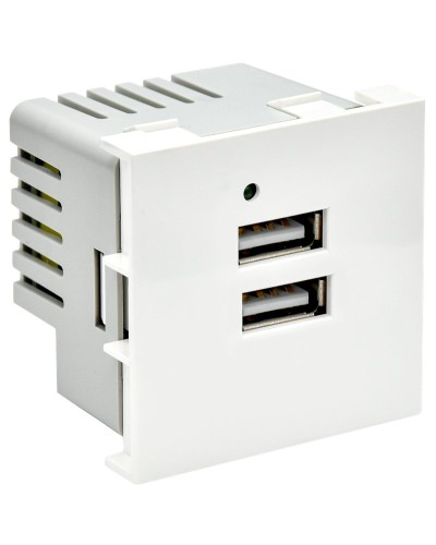 Розетка USB A+A 4,2А PRIMER РКЮ-23-40-П белый IEK PR-KK40D-RU-0-2-AA-K01). Розетка USB. IEK в Кирове