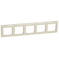 Рамка Valena 5 постов, слоновая кость (774355). Рамка. LegranD