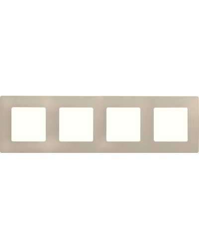 Рамка 4 поста ETIKA, слоновая кость (672514). Рамка. LegranD в Кирове