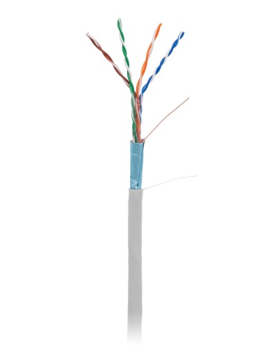 F/UTP 4pair, Cat5e, In,PVC (EC-UF004-5E-PVC-GY-1). Кабель «витая пара» (LAN) для структурированных систем связи. NETLAN в Кирове