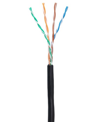 U/UTP 4pair, Cat5e, Out, PE (EC-UU004-5E-PE-BK-1). Кабель «витая пара» (LAN) для структурированных систем связи. NETLAN в Кирове