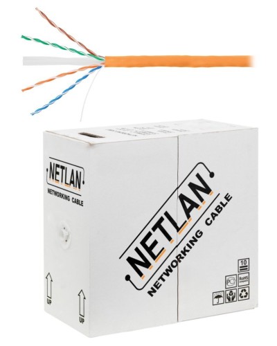 U/UTP 4pair, Cat6, Solid, In, LSZH (EC-UU004-6-LSZH-OR). Кабель «витая пара» (LAN) для структурированных систем связи. NETLAN в Кирове