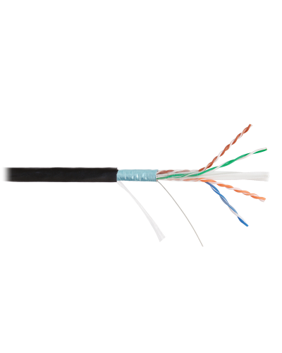 F/UTP 4pair, Cat6a, Solid, Out, PVC (NMC 4255B-BK). Кабель «витая пара» (LAN) для структурированных систем связи. NIKOMAX в Кирове