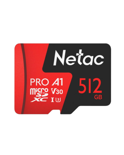 NT02P500PRO-512G-R. Карта памяти microSDXC, 512 ГБ, Class 10. Netac в Кирове