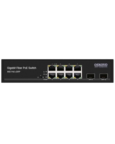 SW-80802(150W). Промышленный PoE коммутатор Gigabit Ethernet на 10 портов. OSNOVO в Кирове
