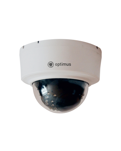 IP-S025.0(2.8)MP_DP01. Видеокамера IP купольная. Optimus в Кирове
