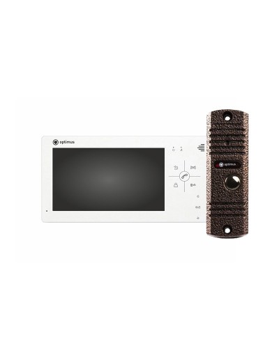 VM-7.0 (w)+ DS-700L (медь). Комплект видеодомофона. Optimus в Кирове