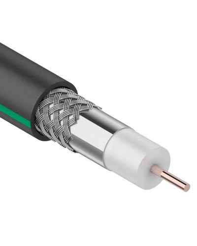 SAT 703 B, Cu/Al/Al, 75%, 75 Ом, 100 м, черный OUTDOOR. PROconnect. (01-2436-1). Кабель коаксиальный радиочастотный. PROCONNECT в Кирове