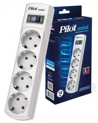 Pilot mini 10м. Сетевой фильтр. Pilot в Кирове