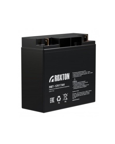 RBT-12V17AH. Аккумулятор герметичный свинцово-кислотный. ROXTON в Кирове