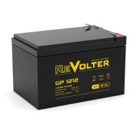 Revolter GP 1212. Аккумулятор автомобильный герметичный свинцово-кислотный. Revolter